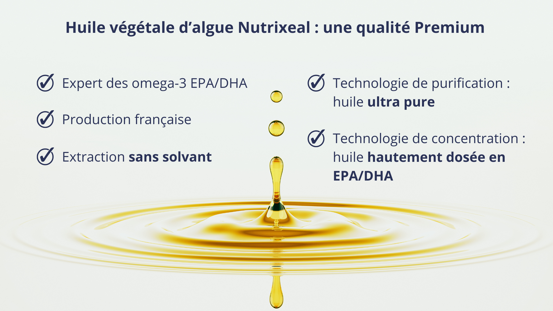 EPA/DHA Green® :Une huile d’algue hautement concentrée en omega-3 EPA/DHA à la pureté et à la stabilité inégalée 
